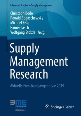 bokomslag Supply Management Research