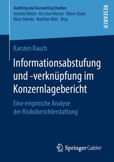Karsten Rauch - Informationsabstufung und -verknüpfung im Konzernlagebericht, Häftad