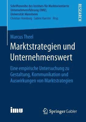 bokomslag Marktstrategien und Unternehmenswert