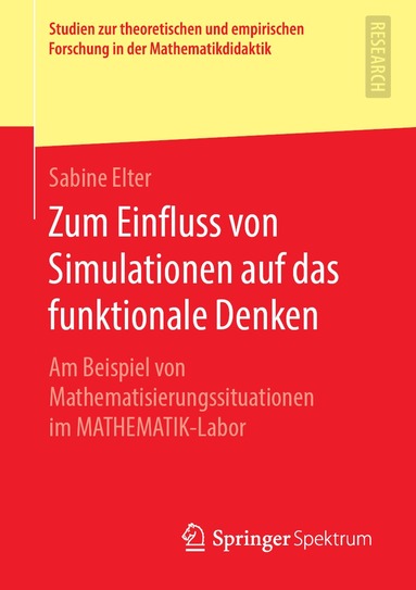Sabine Elter - Zum Einfluss von Simulationen auf das funktionale Denken, Häftad