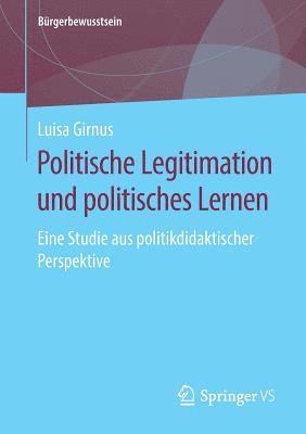 bokomslag Politische Legitimation und politisches Lernen