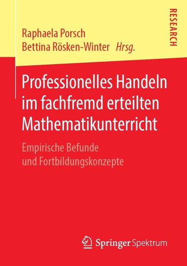 bokomslag Professionelles Handeln im fachfremd erteilten Mathematikunterricht