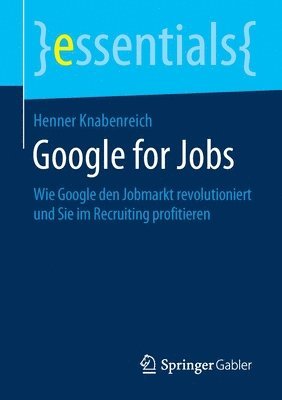 bokomslag Google for Jobs