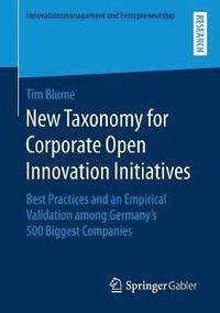 bokomslag New Taxonomy for Corporate Open Innovation Initiatives
