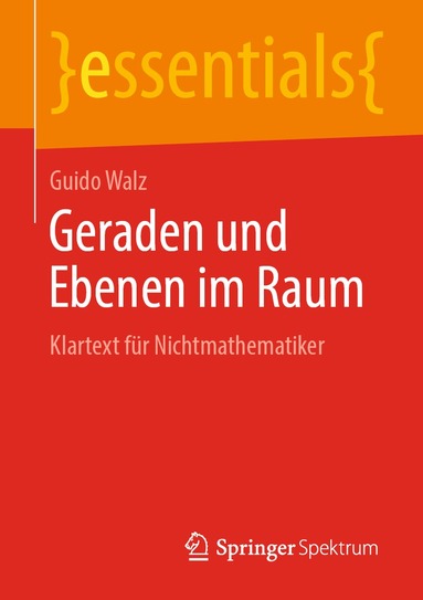 Guido Walz - Geraden und Ebenen im Raum, Häftad
