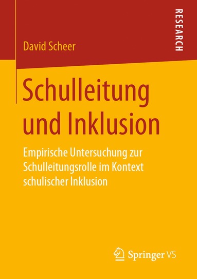 bokomslag Schulleitung und Inklusion