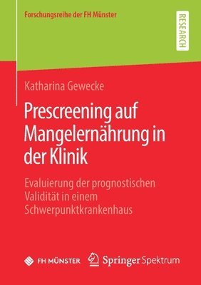 bokomslag Prescreening auf Mangelernhrung in der Klinik