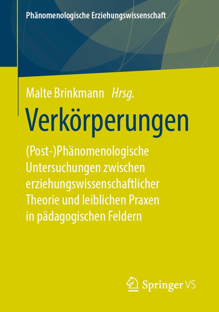 Malte Brinkmann - Verkörperungen, Häftad