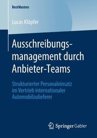 bokomslag Ausschreibungsmanagement durch Anbieter-Teams