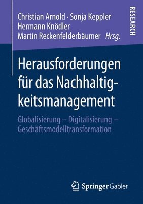 bokomslag Herausforderungen fr das Nachhaltigkeitsmanagement