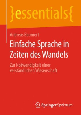 bokomslag Einfache Sprache in Zeiten des Wandels