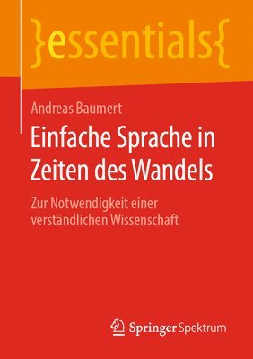 Andreas Baumert - Einfache Sprache in Zeiten des Wandels, Häftad