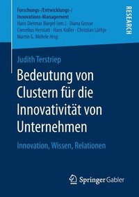 bokomslag Bedeutung von Clustern fr die Innovativitt von Unternehmen