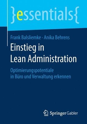 bokomslag Einstieg in Lean Administration