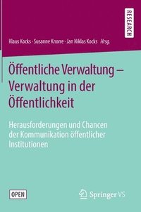 bokomslag ffentliche Verwaltung  Verwaltung in der ffentlichkeit