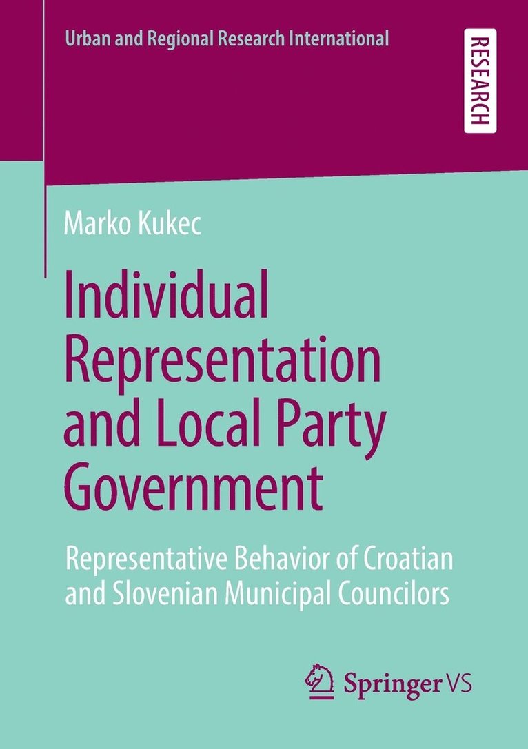 Individual Representation and Local Party Government 1