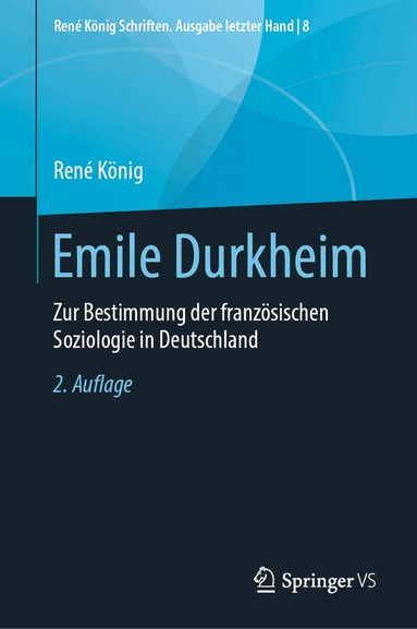 René König, Clemens Albrecht - Emile Durkheim, Inbunden