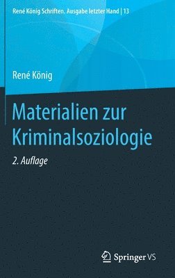 bokomslag Materialien zur Kriminalsoziologie