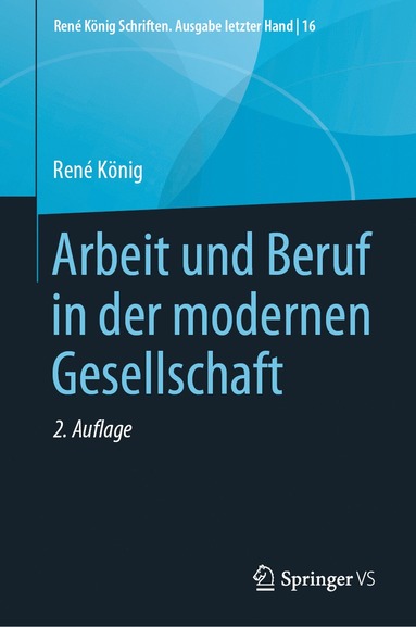 bokomslag Arbeit und Beruf in der modernen Gesellschaft