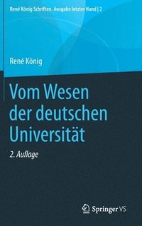 bokomslag Vom Wesen der deutschen Universitt