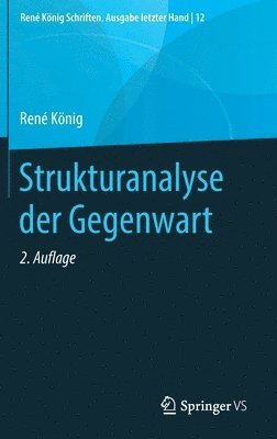 bokomslag Strukturanalyse der Gegenwart