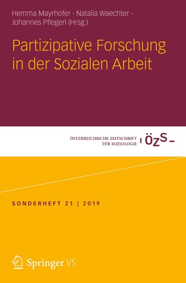 Hemma Mayrhofer, Natalia Waechter, Johannes Pflegerl - Partizipative Forschung in der Sozialen Arbeit, Häftad