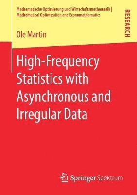 bokomslag High-Frequency Statistics with Asynchronous and Irregular Data