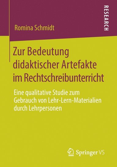 bokomslag Zur Bedeutung didaktischer Artefakte im Rechtschreibunterricht