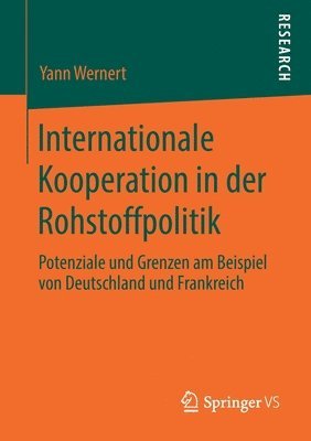 Internationale Kooperation in der Rohstoffpolitik 1