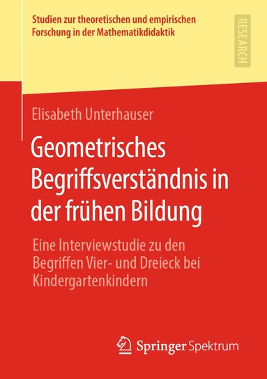Elisabeth Unterhauser - Geometrisches Begriffsverständnis in der frühen Bildung, Häftad