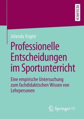 bokomslag Professionelle Entscheidungen im Sportunterricht