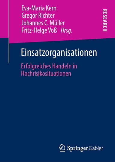 Eva-Maria Kern, Gregor Richter, Johannes C. Müller, Fritz-Helge Voß - Einsatzorganisationen, Inbunden