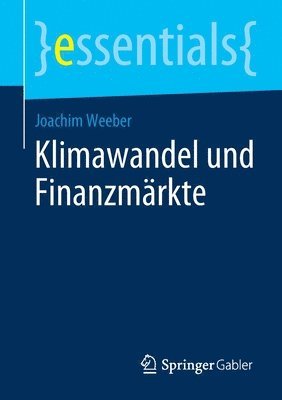 bokomslag Klimawandel und Finanzmärkte