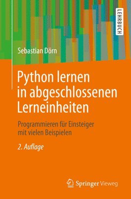 bokomslag Python lernen in abgeschlossenen Lerneinheiten