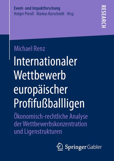 Michael Renz - Internationaler Wettbewerb europäischer Profifußballligen, Häftad