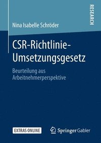 bokomslag CSR-Richtlinie-Umsetzungsgesetz