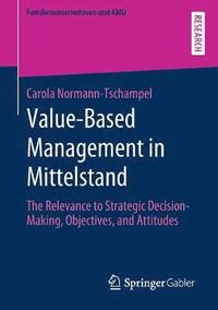 bokomslag Value-Based Management in Mittelstand