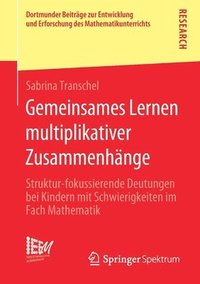 bokomslag Gemeinsames Lernen multiplikativer Zusammenhnge