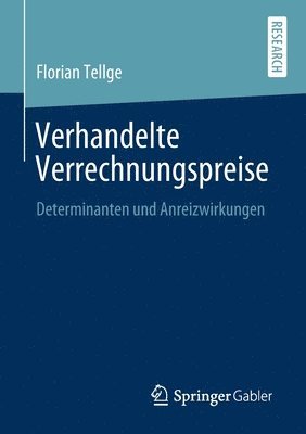 Verhandelte Verrechnungspreise 1