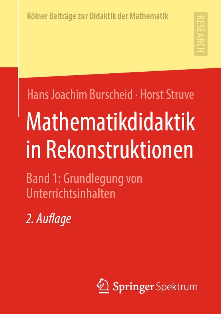 Mathematikdidaktik in Rekonstruktionen 1