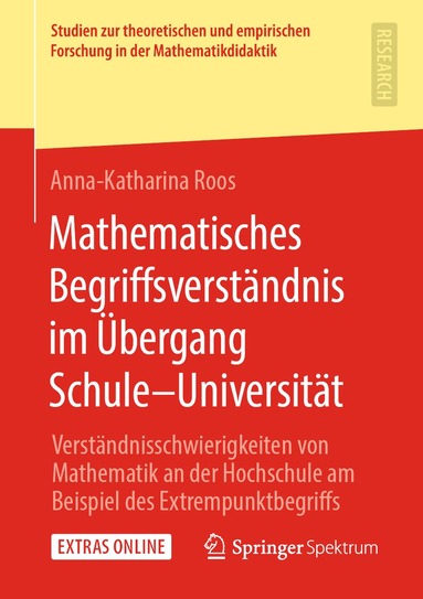 Anna-Katharina Roos - Mathematisches Begriffsverständnis im Übergang Schule–Universität, Häftad