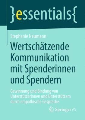 bokomslag Wertschtzende Kommunikation mit Spenderinnen und Spendern