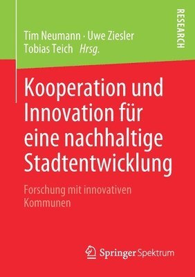 bokomslag Kooperation und Innovation fr eine nachhaltige Stadtentwicklung