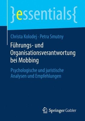 Fhrungs- und Organisationsverantwortung bei Mobbing 1