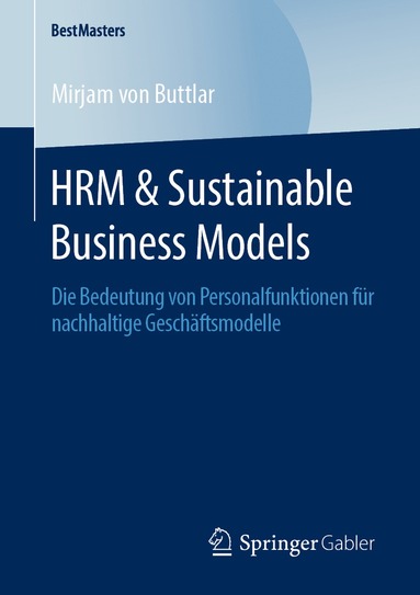 bokomslag HRM & Sustainable Business Models