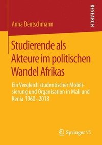 bokomslag Studierende als Akteure im politischen Wandel Afrikas