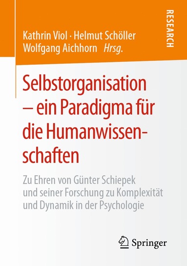 bokomslag Selbstorganisation - ein Paradigma für die Humanwissenschaften