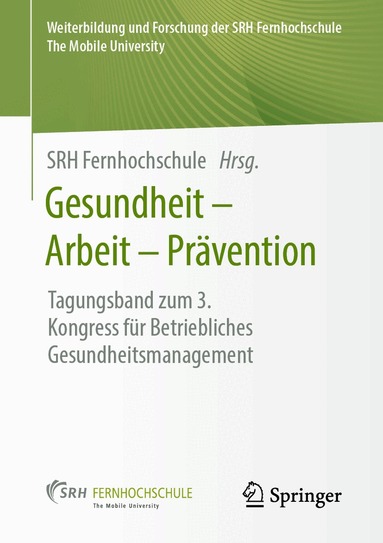 SRH Fernhochschule - Gesundheit – Arbeit – Prävention, Häftad
