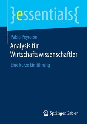 bokomslag Analysis fr Wirtschaftswissenschaftler