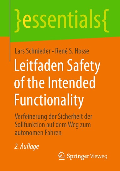 bokomslag Leitfaden Safety of the Intended Functionality